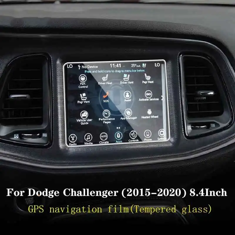 

Для Dodge Challenger 2015-2020Car GPS навигационная пленка ЖК-экран Защитная пленка из закаленного стекла пленка против царапин внутренняя установка