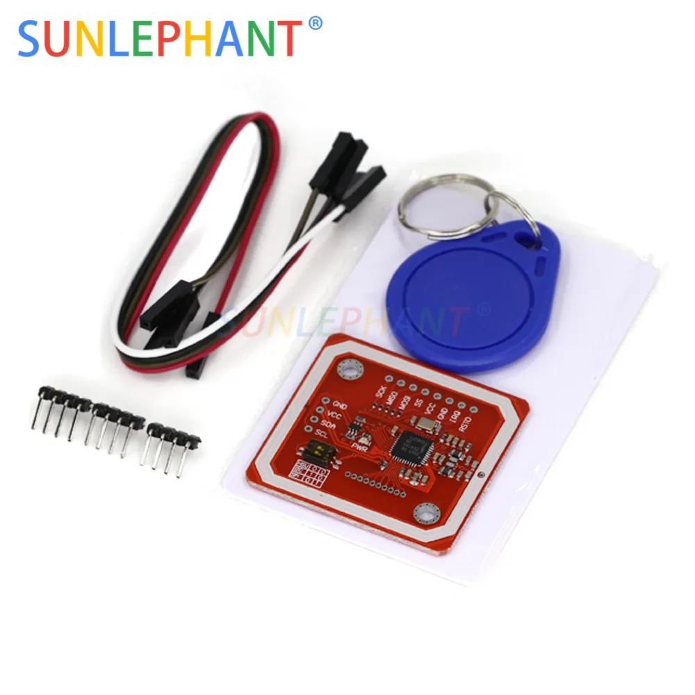 

1Set PN532 NFC RFID Wireless Module V3 User Kits For Android Reader Writer Mode IC S50 Card PCB I2C IIC SPI HSU
