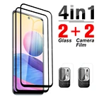 Защитное стекло 4 в 1 для Xiaomi Redmi Note 10 10S 10 4G 10T 10 Pro 10 Pro 10 Pro