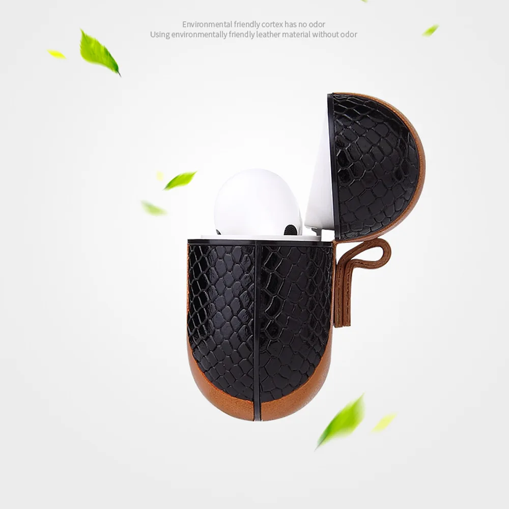 Чехол для Airpods Pro роскошный кожаный силиконовый чехол Apple AirPods Air Pod 3 беспроводные