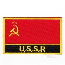 Патчи с вышивкой патчи национальным флагом США Союза России 8 0x5 0