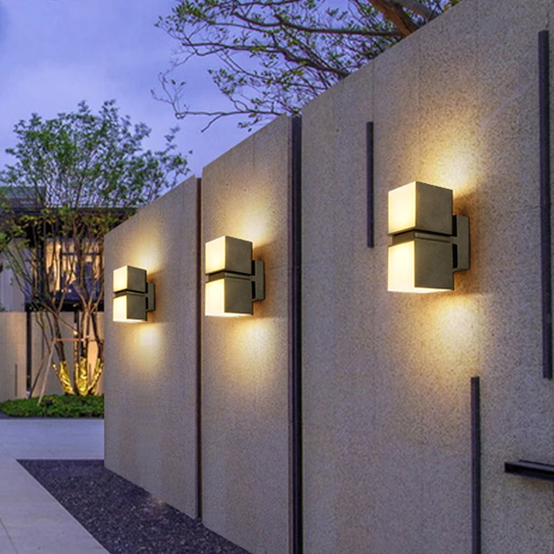 Светодиодный поворот настенный светильник на открытом воздухе