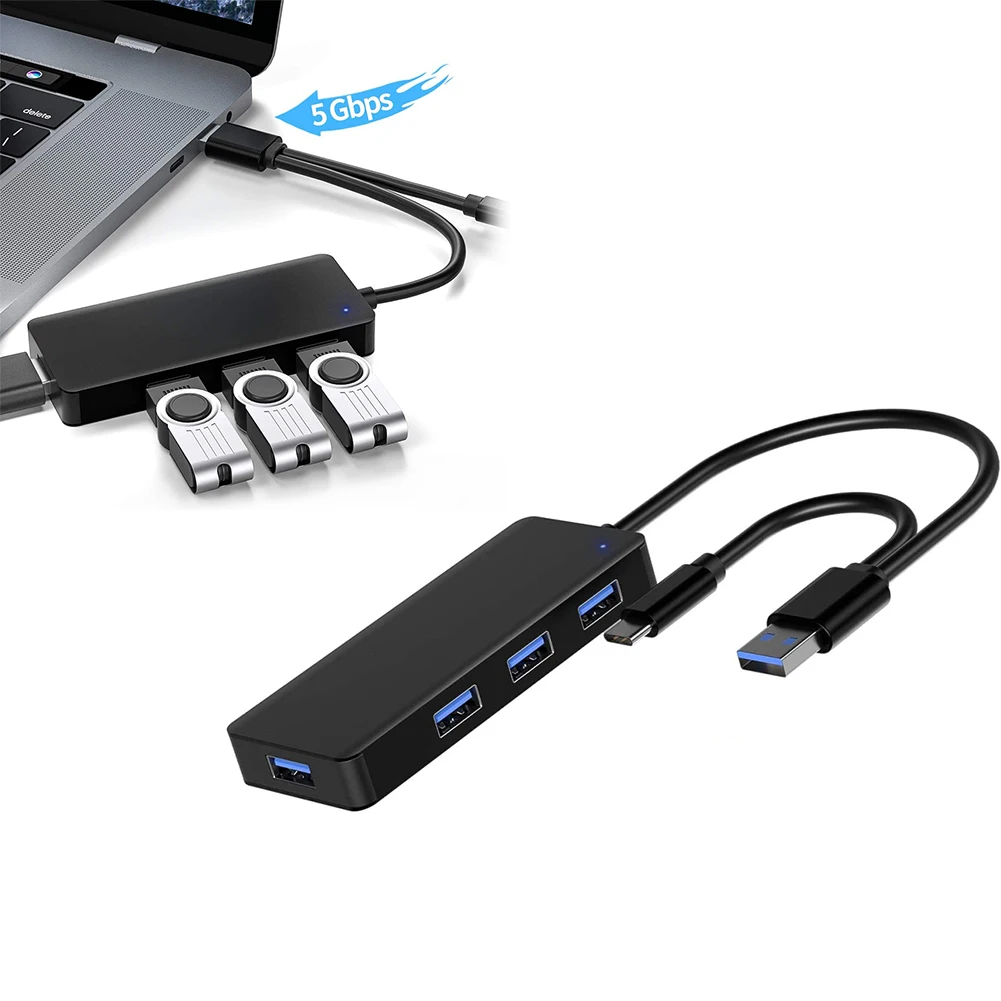 4 портовый usb c концентратор usb ти