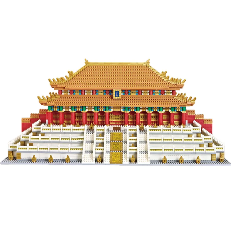 

Архитектура город набор дворцового музея строительных блоков DIY блоки мелких частиц Образовательные Кирпичи игрушки для детей, подарки на ...