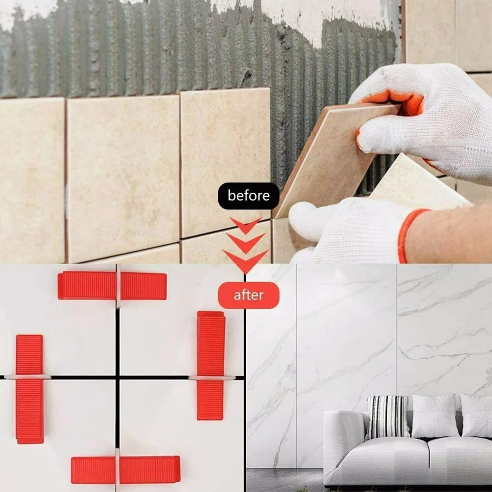 

Keeping Leveling Kit Tile Leveler Locator No-slip Plastic Professional