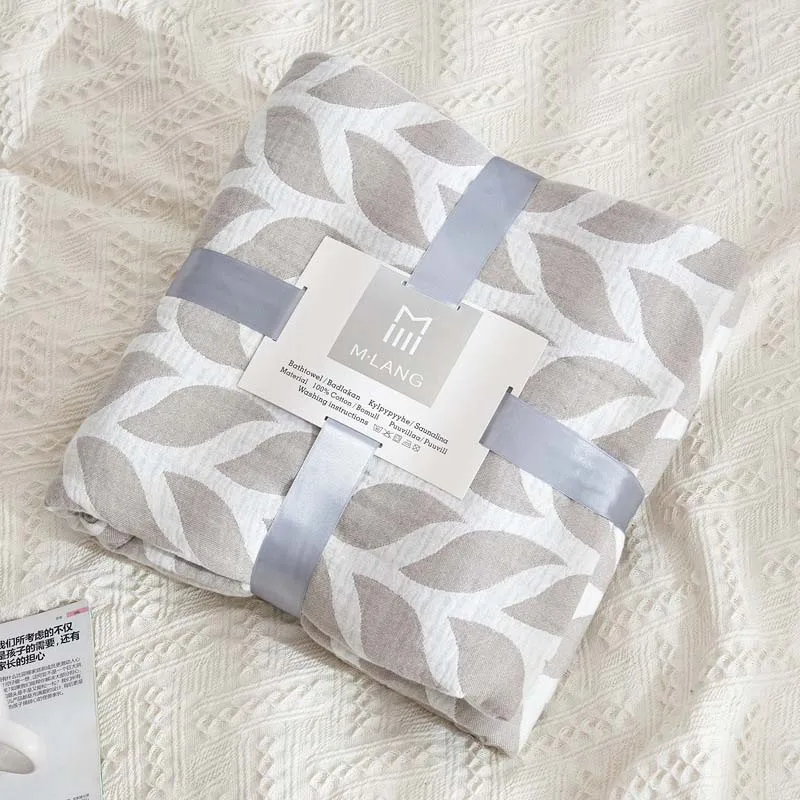 Муслиновое легкое летнее одеяло для кровати дивана хлопковое мягкое теплое