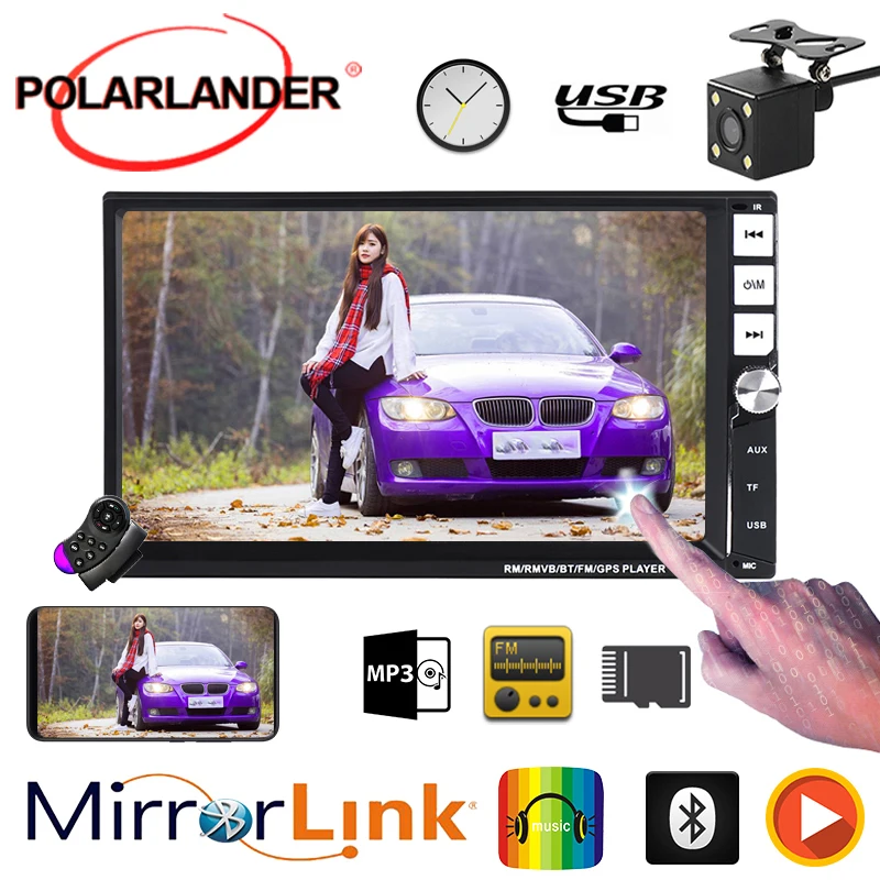 Автомобильный радиоприемник GPS навигация MP3 USB/SD/MMC автомобильный ридер bluetooth