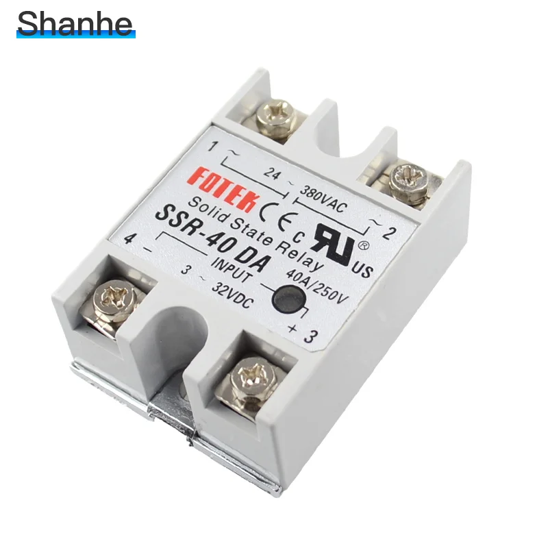Производитель SSR 40DA 40AA 40DD твердотельное реле 40A одно фазный FOTEK|ssr fotek|solid state relaystate