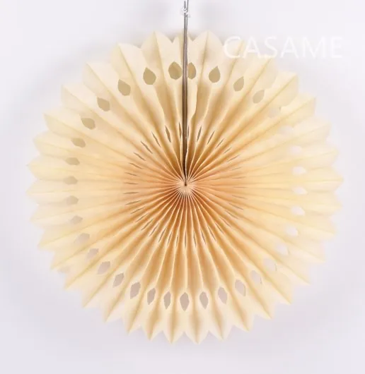 8inch Paper Fans backdrop Decorative Wedding Party Paper Crafts DIY Hanging Tissue Paper Flower Birthday Party Festival Supplies