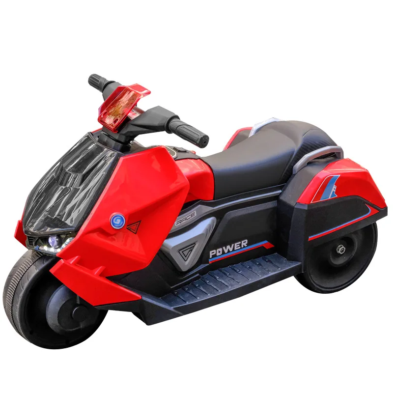 

New Children's Electric Motorcycle Three-wheeled Motorbikes Remote Control Toy Car Boys and Girls Ride on Electric Car for Kid