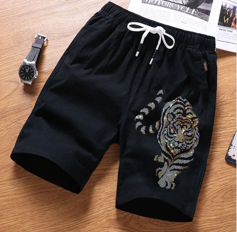 Шорты мужские до колена с рисунком в стиле аниме для отдыха бега уличная одежда