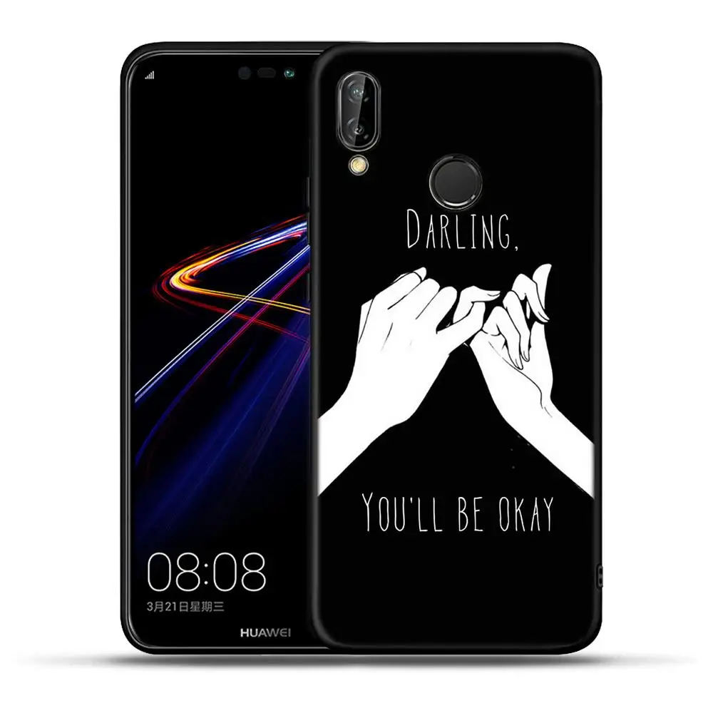 H6081 Художественный чехол с линиями для huawei P20 P30 Pro Коврики 10 20 Lite Y5 Y6 Y7 Y9 Prime P Smart плюс чехол s силиконовый чехол Coque Etui - Цвет: H6081