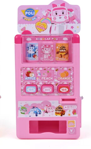 pink-S Детский игровой автомат, головоломка, торговый автомат для напитков, игрушка, игрушечный набор для детей - Цвет: pink-S