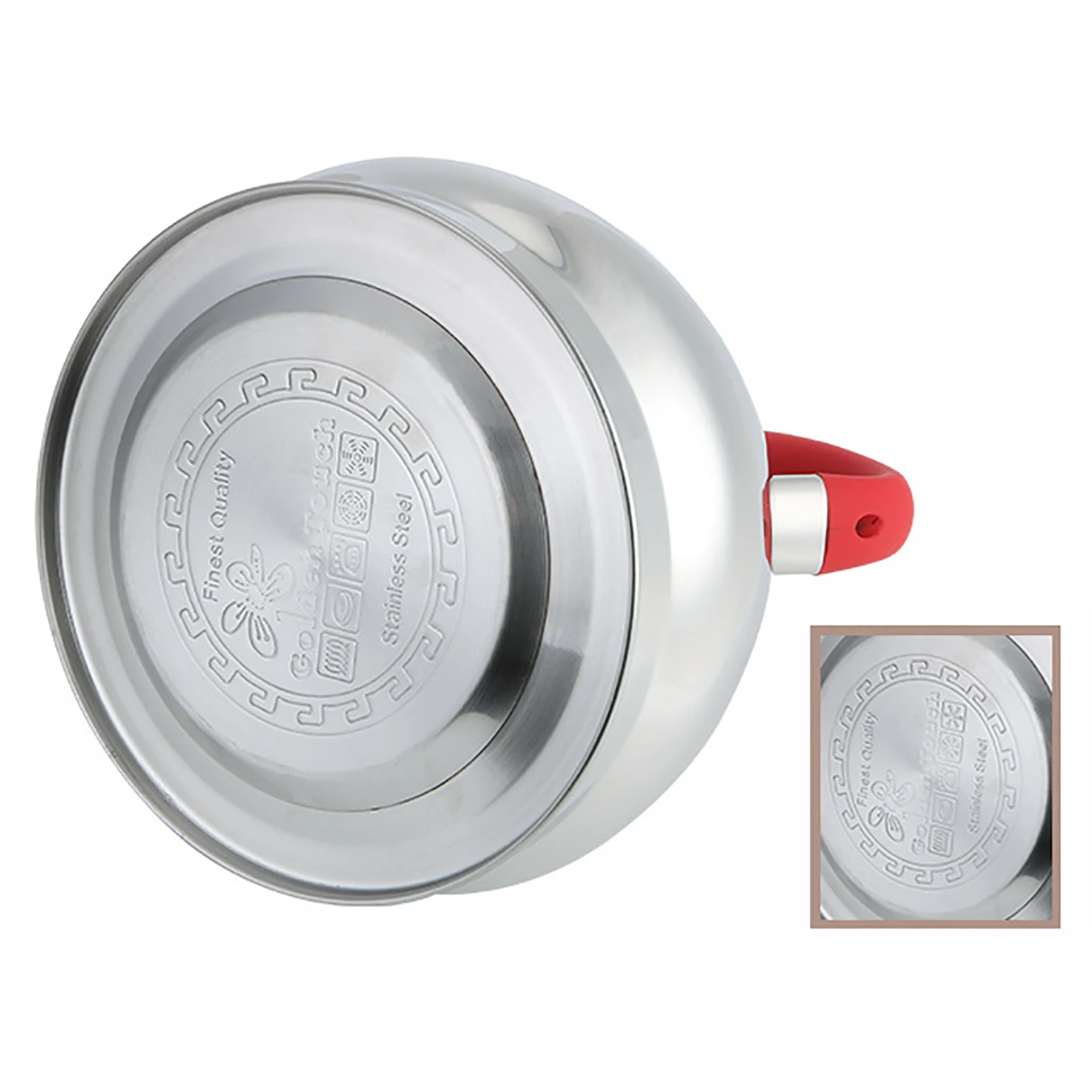 

304 Stainless Steel Whistle Kettle For Large Capacity Kitchen Household Induction Cooker Gas