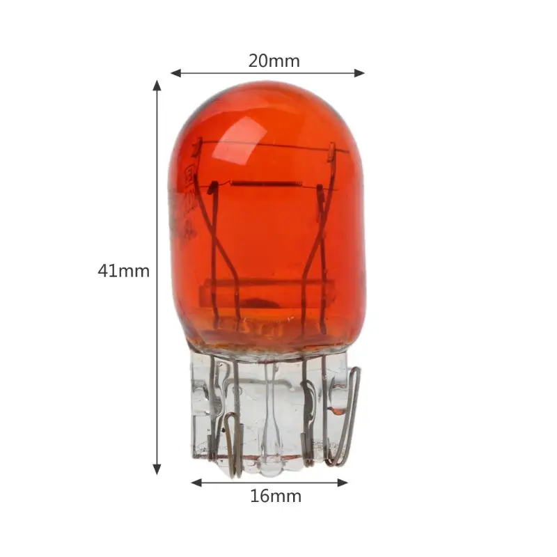 

10pcs DC12V T20 7443 Turn Signal Lights Double Wire Quartz Glass Stop Brake Tail Lamps qyh