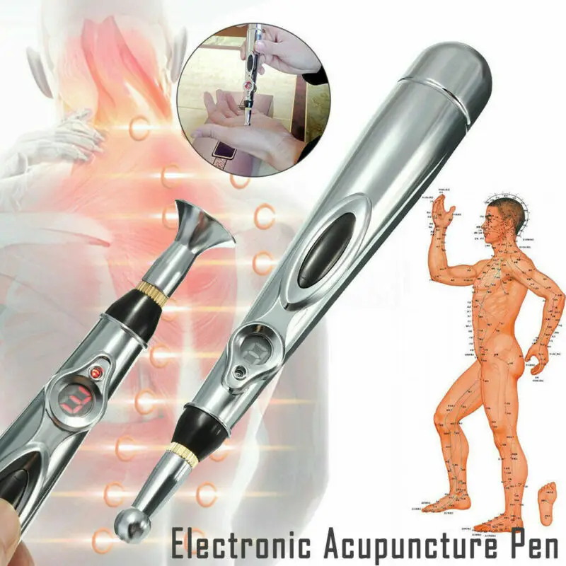 New Electronic Acupuncture Meridian Body Massager Energy Pen Pain Relief Therapy Relaxation Health Care |