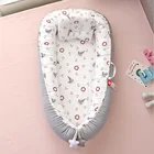 Детская кроватка 50x85 см, хлопковая детская кроватка, детская кроватка, портативная детская кровать, дорожная кровать