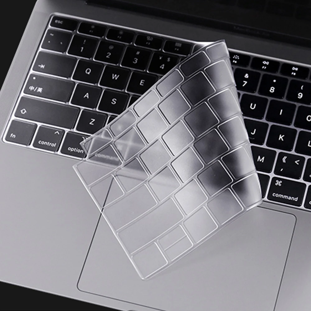 Чехол для клавиатуры Macbook Air 13 11 Pro Touch Bar ID 15 16 17 12 Retina силиконовый защитный чехол из