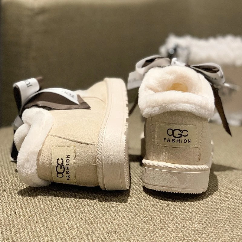 Women's Snow Boots Australia Platform Comfortable Winter Casual Women Boots Women Suede Warmth Ankle Boots Botas Mujer