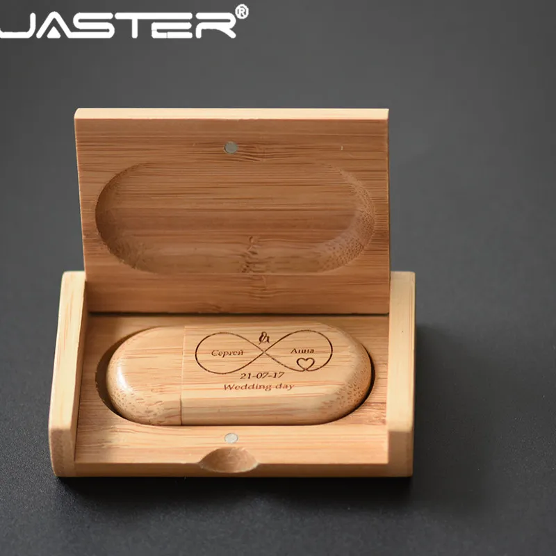 USB флеш накопитель JASTER в деревянной овальной оправе 4/8/16/32/64 ГБ|USB флэш-накопители| |