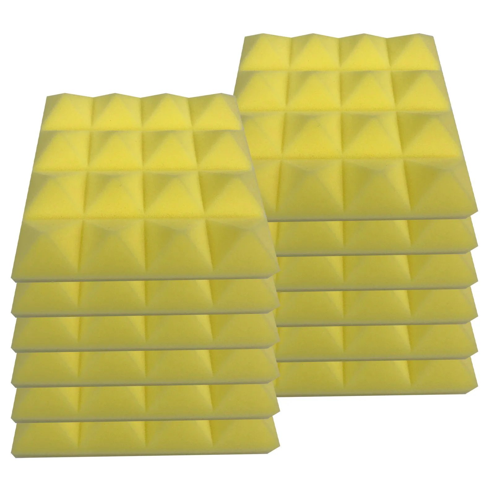 

12pcs Soundproofing Acoustic Foam Tiles Noise Sound-Absorbing Sound Treatment Studio Room Absorption Tiles foam Home Decoration