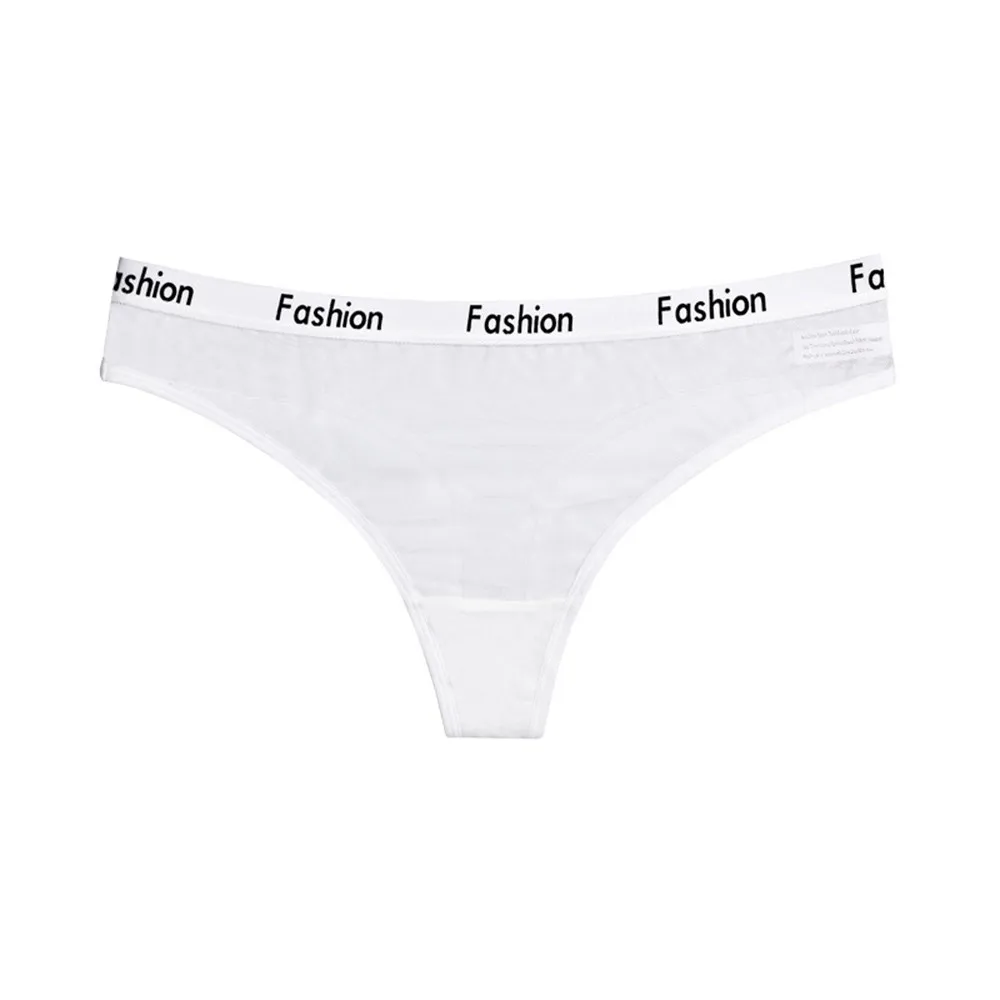 Woman G-string Briefs Sexy GirlsThong Panties Underwear Fashion Mid-Waist Soft Sport Lingerie Underpants