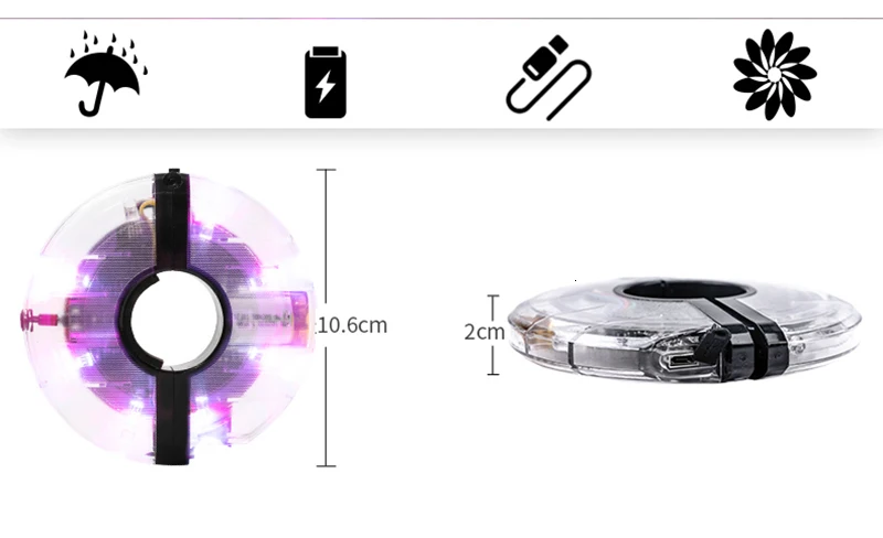 JLETOLI USB Перезаряжаемые велосипедные втулки светильник светодиодная велосипедная спица колесо Предупреждение светильник Водонепроницаемый ночной езды на велосипеде аксессуары для езды на велосипеде