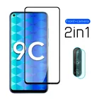 Защитное стекло 2 в 1 для объектива камеры huawei honor 9c, xonor 9 c, c9, honor 9c aka-l29