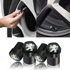 4 шт. колпачок клапана автомобильной шины, металлический черный сердечник двери, шестигранные Автозапчасти для Peugeot 206 208 308 307 207 3008 2008 508 rcz основных