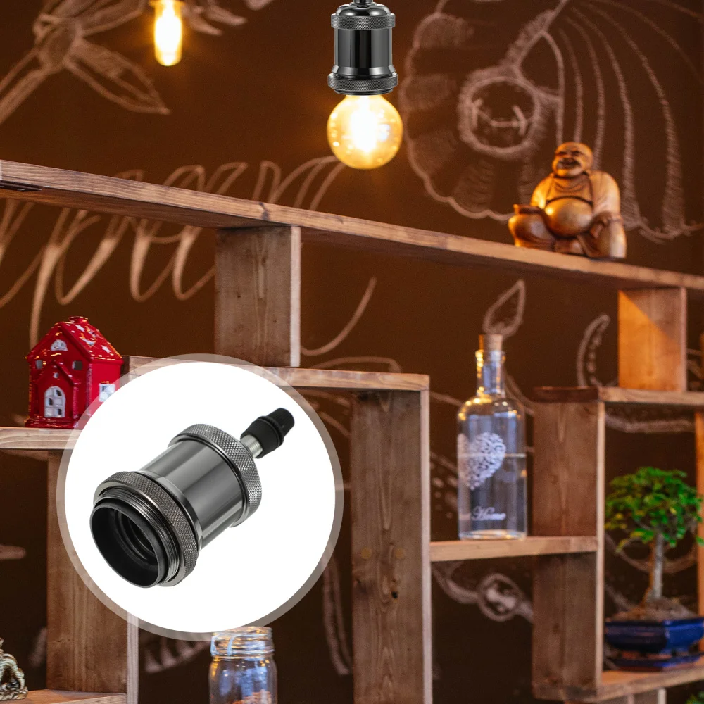 

6Pcs Hanging Light Holders Vintage Lights Sockets Aluminum Lamp Holders