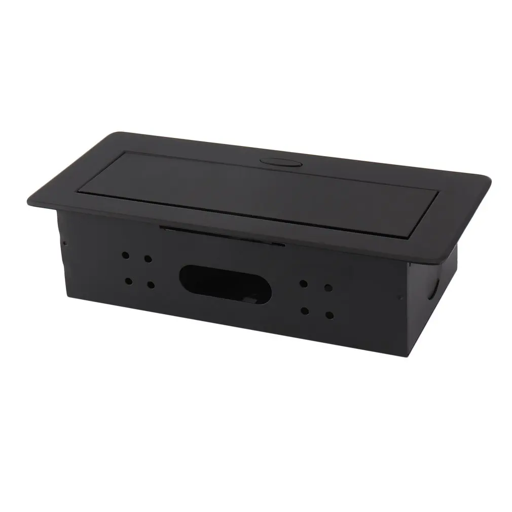 Многофункциональный стандартный черный круглый стол для настольной конференции