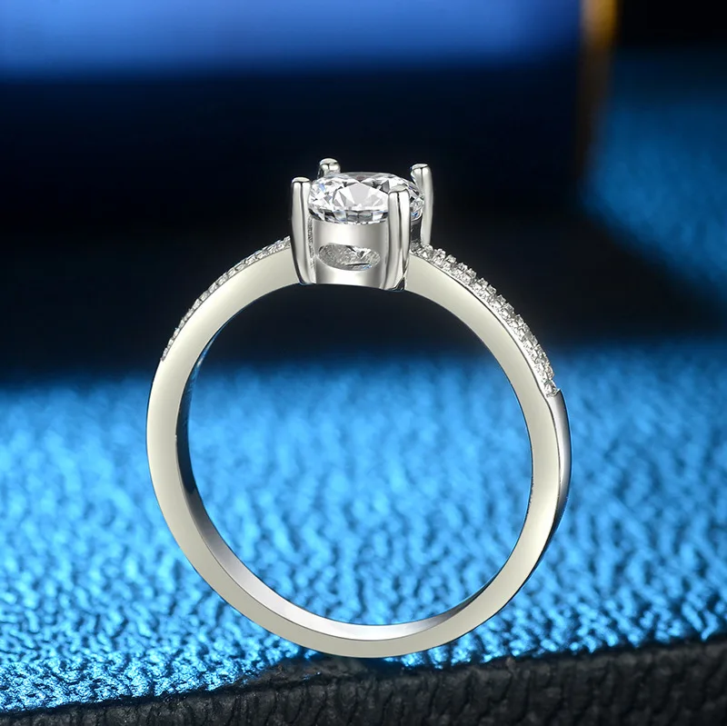 Роскошные ювелирные изделия из серебра 925 пробы с блестящими бриллиантами