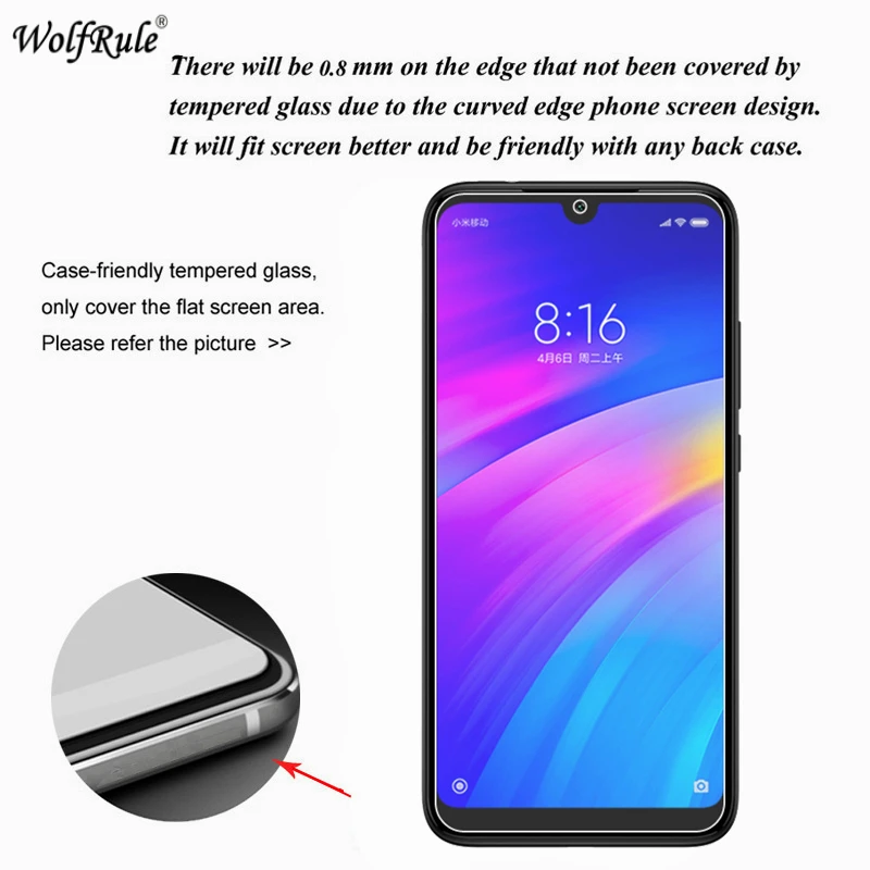 2 шт. Защита экрана для Xiaomi Redmi 8 7A 6 стекло закаленное стекло для Redmi 8 Защитное стекло для Xiaomi Redmi Note 7 8 T Pro