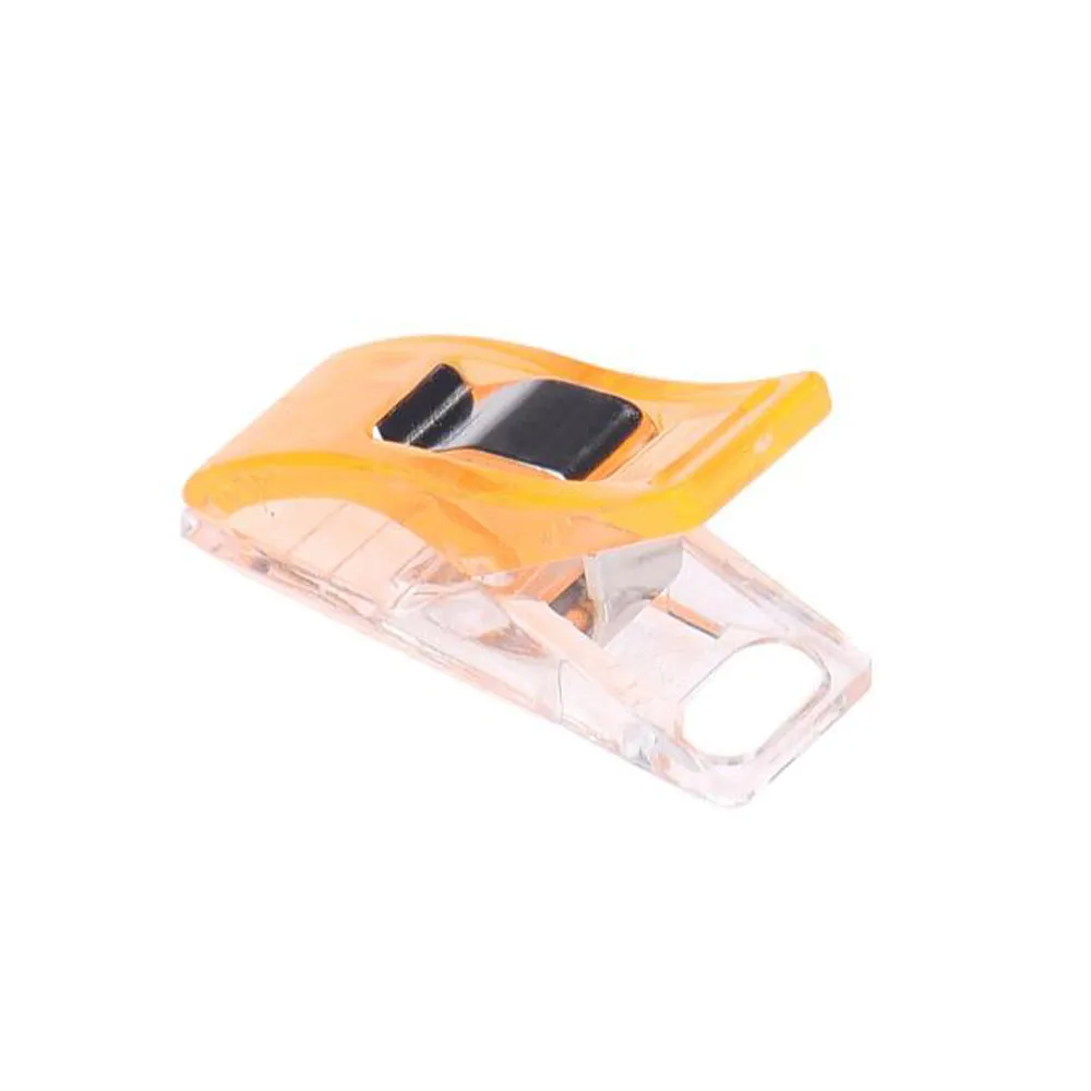 100 шт Красочные Швейные Ремесло одеяло вязка пластиковые зажимы пакет для