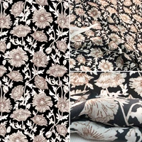 2021 springsummer new product european brand silk safflower non stretch satin high quality fabric spot diy sewing fabric