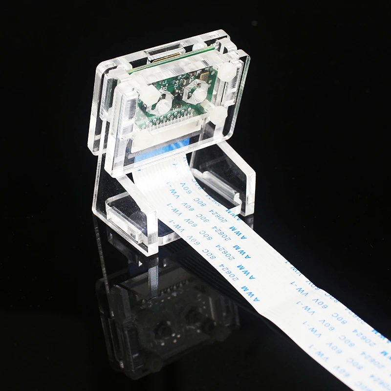 10 шт. камера Raspberry Pi 5 Мп OV5647 | Плоский кабель Акриловый держатель для 4 Model B / 3B +