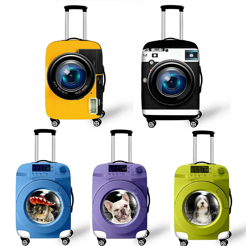 Крутой чехол на колесиках защитные чехлы эластичный для багажа камеры дорожные