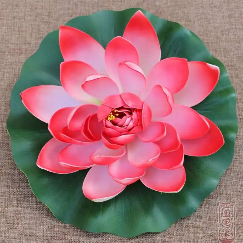 1 шт 10 см аквариум плавающий Лотос искусственный цветок пруд растение орнамент