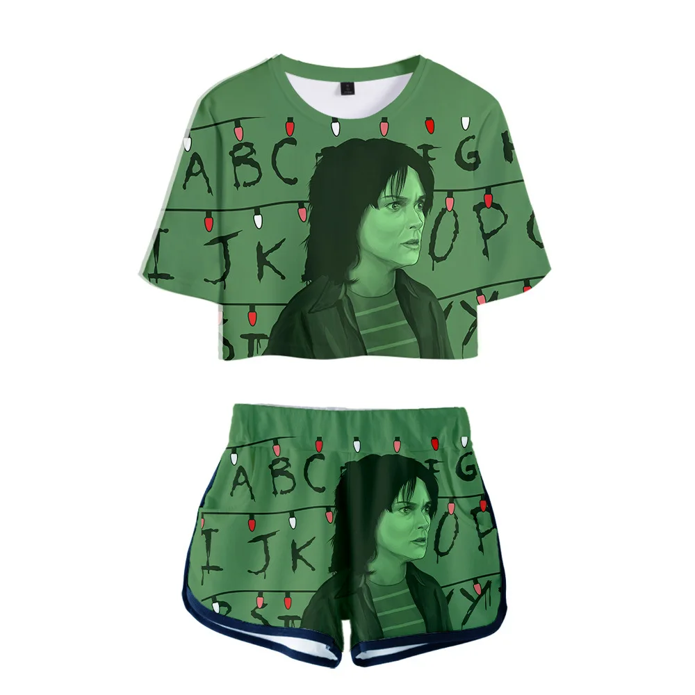 Необычные вещи 3D принт женские наборы 2020 модные повседневные сексуальные шорты с