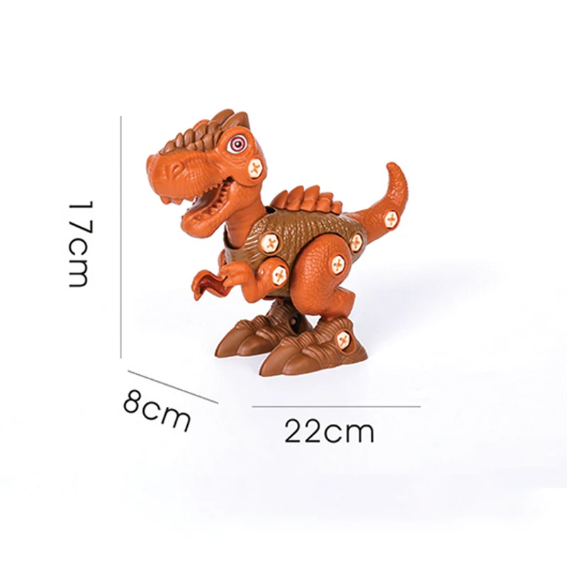

Puzzle Building Block Toy DIY Assembly Toy Training Hand-Scratching Joint Building Block Dinosaur Puzzle Toy Set Kid Gift Toy