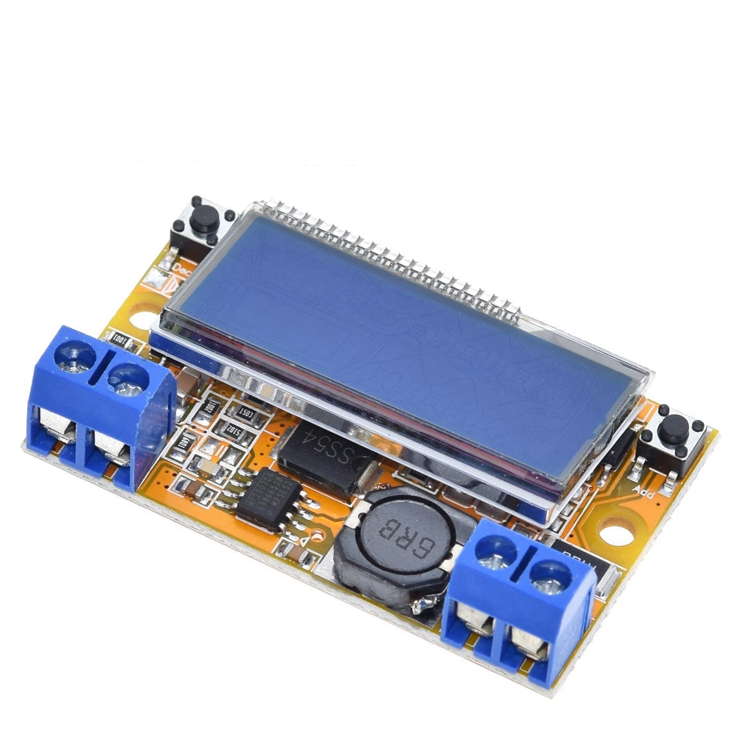 Завеса двойной Дисплей DC-DC 5-23V постоянного тока до 0-16 5 V 3A Макс Шаг вниз Питание