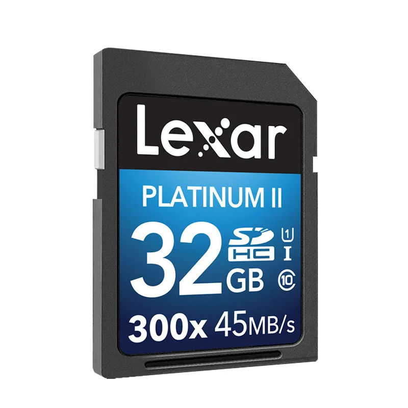 Lexar камера; sd-карта Platinum II 300x SDHC 16 Гб UHS-I/U1 до 45 МБ/с. читать флэш-память для видео высокой четкости, Прямая поставка