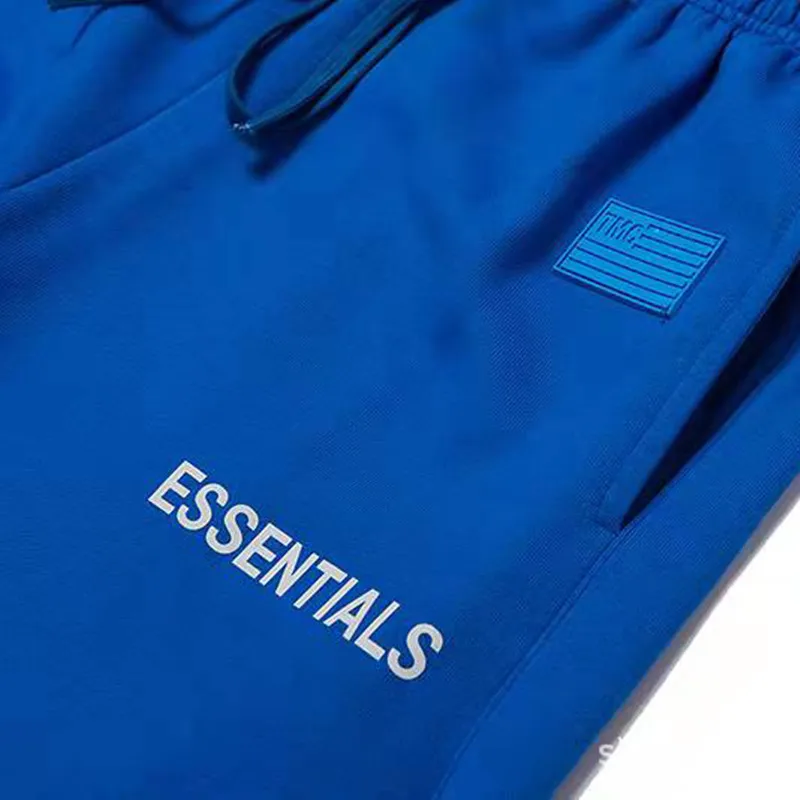 22SS New Fleece Thermal Pants Men's Essentials Sweatpants Fashion Print Jogging Stretch Waist Hip-hop Male Winter Kanye | Мужская