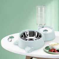 pet bowls dog food water feeder pet drinking dish feeder cat puppy feeding supplies small dog accessories non slip cat ears