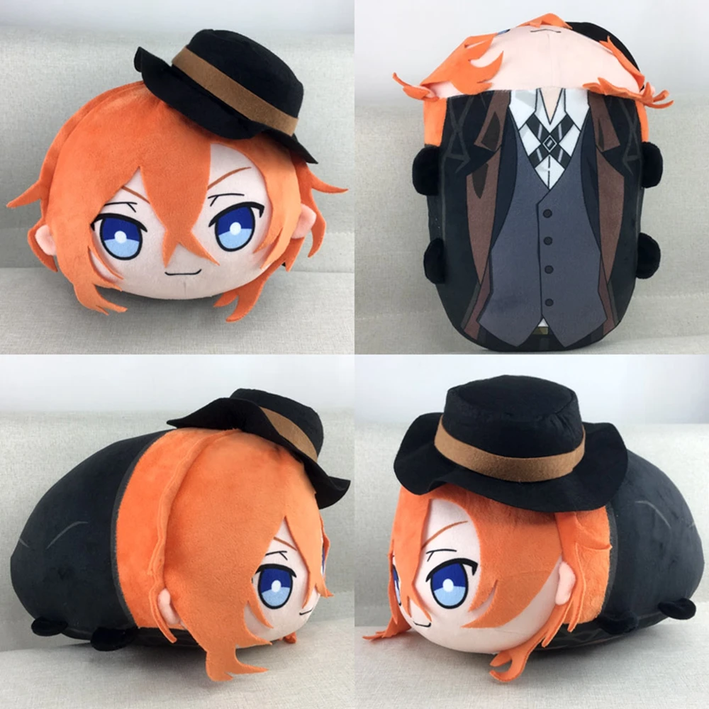 Barato Figuras De Acción De Bungo Stray Dogs Para Niños, Nakajima Atsushi Unisex De Dibujos Animados, Osamu Dazai De 30cm, Accesorios De Regalo, Juguetes De Mascota, Almohada, Muñeca