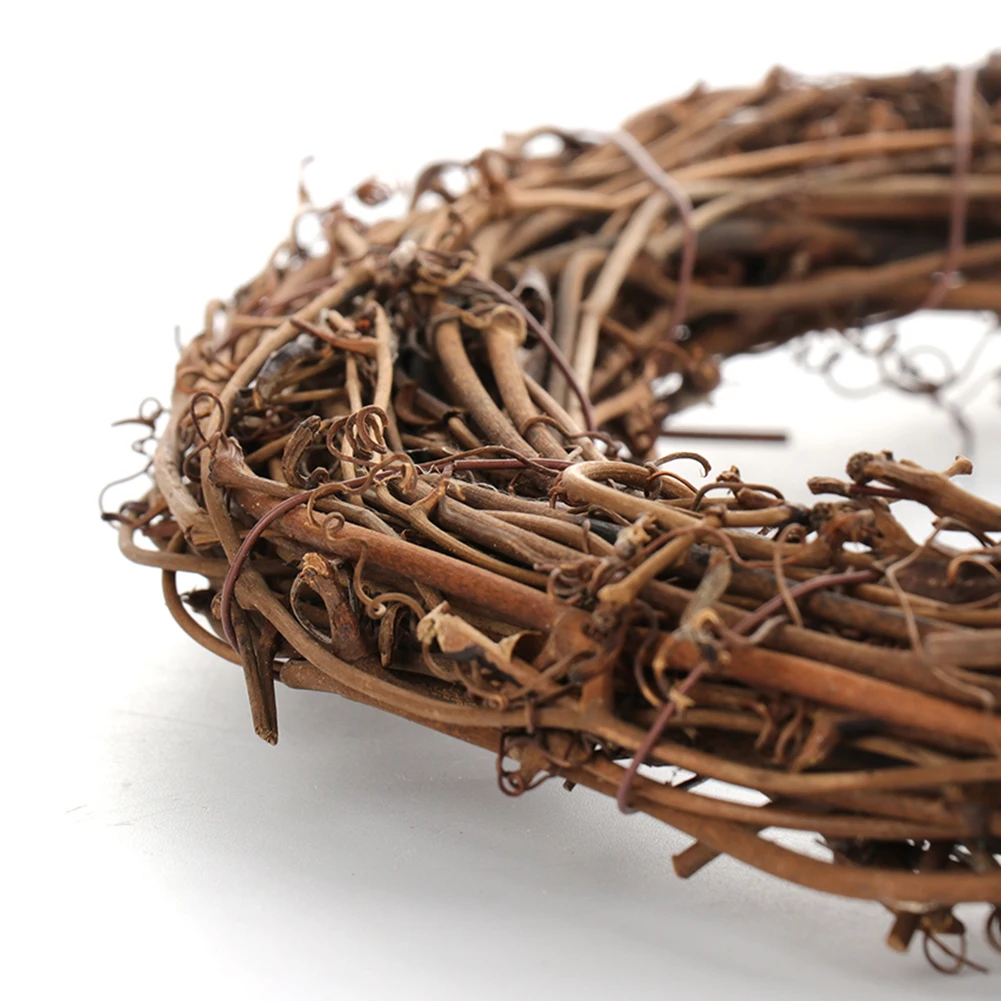 Рождественский венок из натурального дерева сухие ветки Сделай Сам домашний