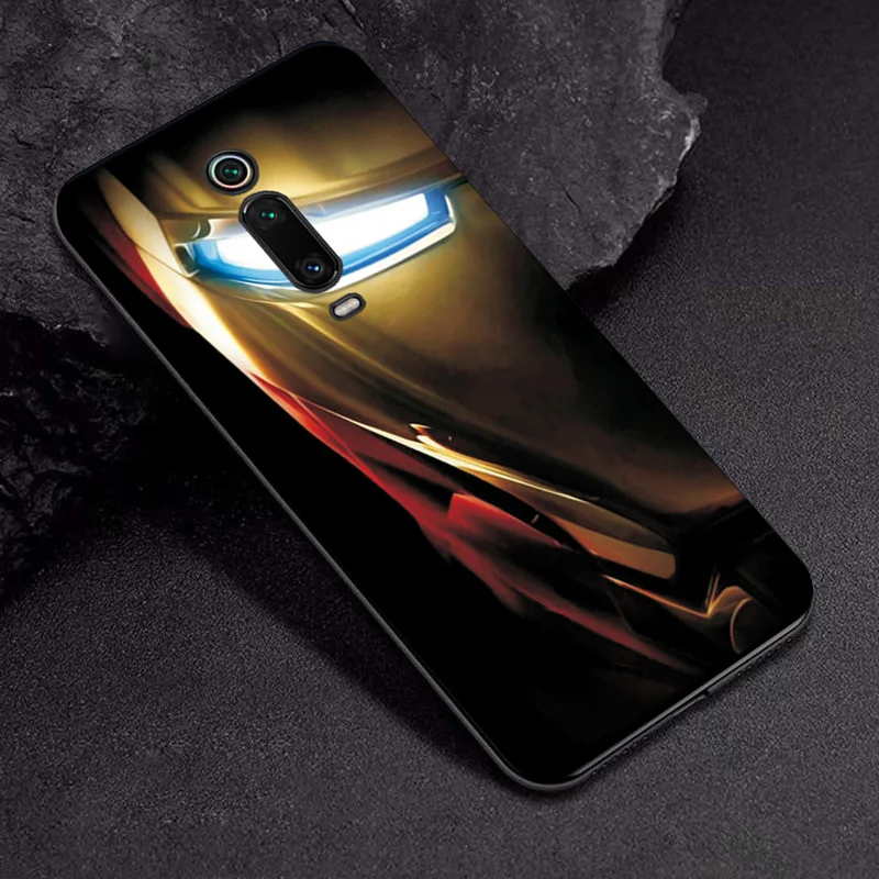 Чехол для Xiaomi mi 9T Pro для Xiaomi mi 8 SE mi 9 SE Marvel Капитан черный чехол ТПУ для Xiaomi mi 5 X M i6X mi A2 mi A1 Pocophone F1 - Цвет: TPUBLK631