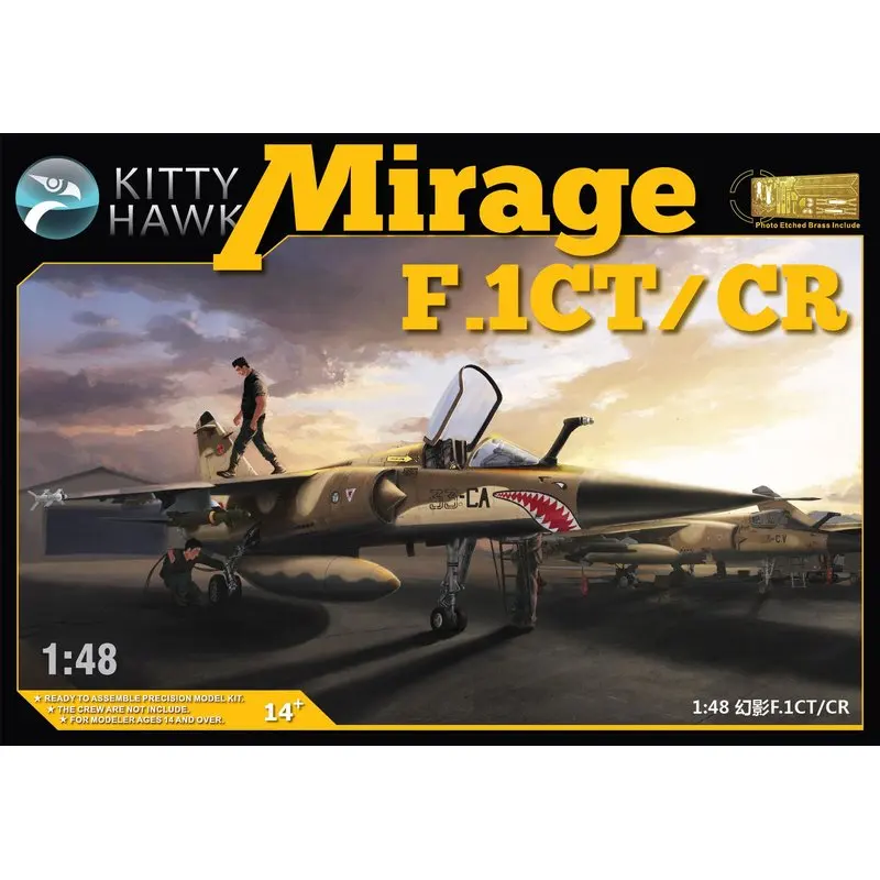 Набор моделей Kitty Hawk KH80111 1/48 Mirage F.1CT/CR Scale|Наборы для сборки моделей| |