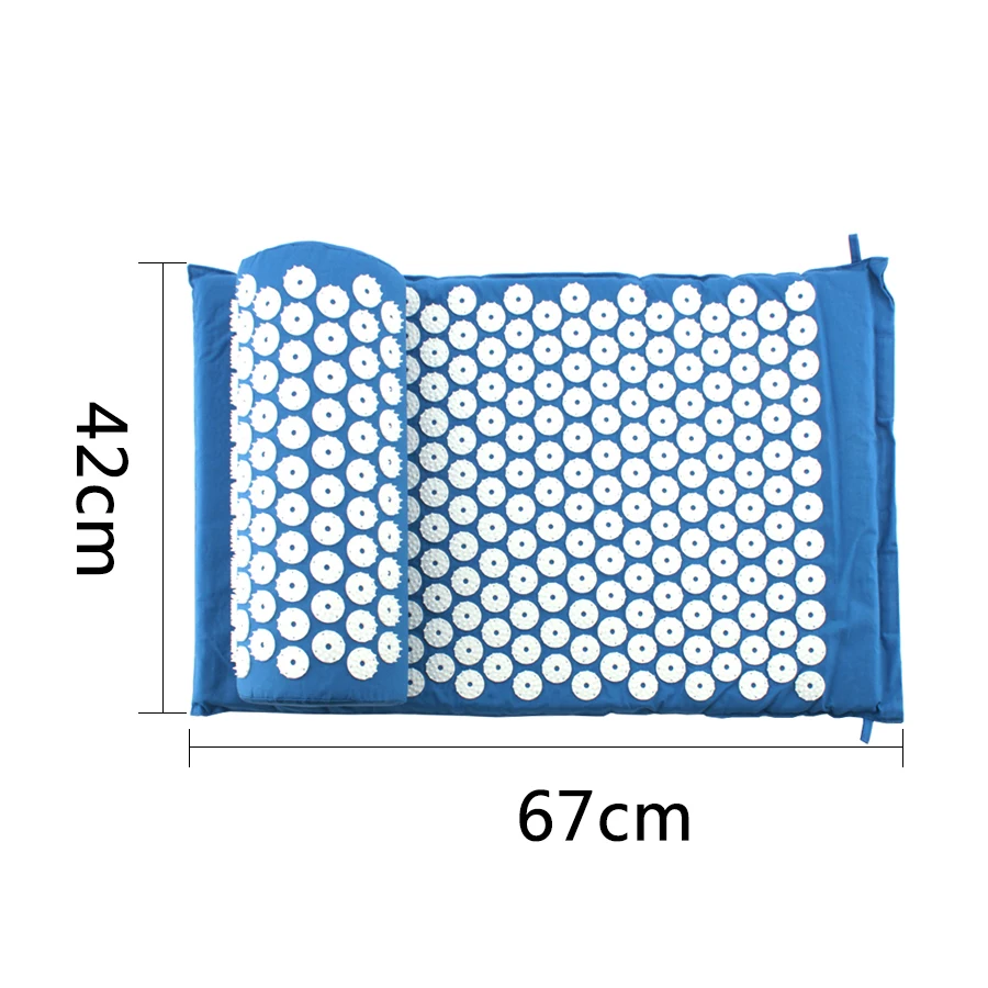 64x42 см Массажная подушка для йоги ковриками и комплект с высокой горловиной сзади