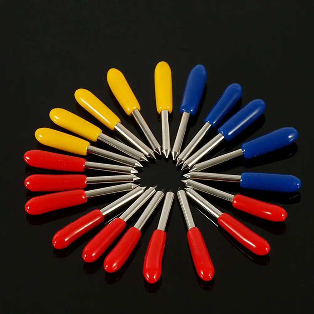 

50PCS Roland Plotter 30/45/60 Degree Replacement For Power Roland Lettering Tool Vinyl Plotter Tool Roland Plotter Engraving Set